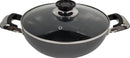 Non Stick Wok w/G. Lid 24cm
