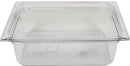 1/2 x 4" Deep Poly Pan Clear