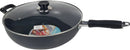 Non Stick Wok w/G. Lid 34cm