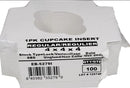 Single Cupcake Insert Fits - White