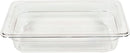 1/2 x 2.5" Deep Poly Pan Clear