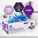 Nitrile-Vinyl Blend Exam Gloves, Small 150 - Powder Free, Latex Free & Rubber Free - Single Use Non-Sterile Protective Gloves for Medical Use, Cooking, Cleaning & More