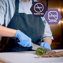 Nitrile-Vinyl Blend Exam Gloves, Small 150 - Powder Free, Latex Free & Rubber Free - Single Use Non-Sterile Protective Gloves for Medical Use, Cooking, Cleaning & More