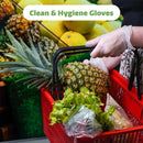 Small Disposable Vinyl Gloves, Powder Free, Latex Free, Clear Gloves for Cooking and cleaning 1000 Pack