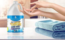 Antibacterial White Lotion Liquid Hand Soap: Bulk Refill Jug. PH Balanced Ultra-Strength. Made In USA (Finesilk, Gallon). Pack of 4