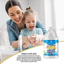 Antibacterial White Lotion Liquid Hand Soap: Bulk Refill Jug. PH Balanced Ultra-Strength. Made In USA (Finesilk, Gallon). Pack of 4