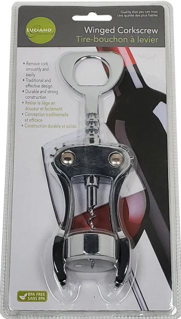 Wine Winged Corkscrew