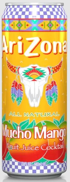 Arizona Iced Tea Mucho Mango Cans