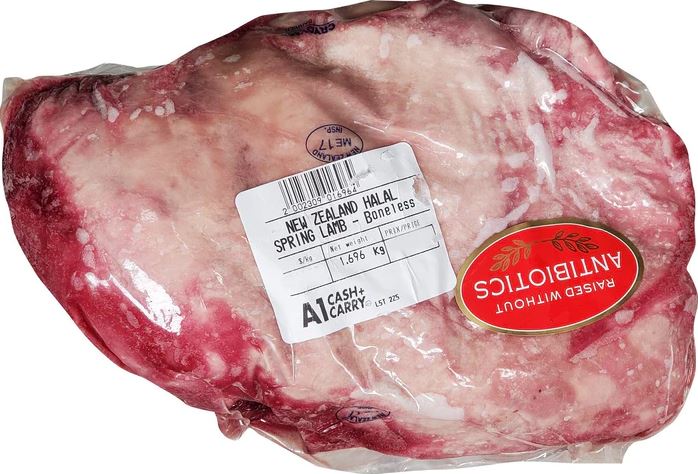 Halal Spring Lamb Boneless Leg