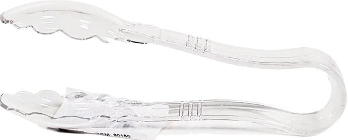 6" Clear Scallop Tongs