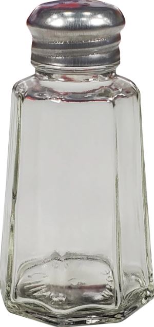 Salt & Pepper Glass Shakers 2oz