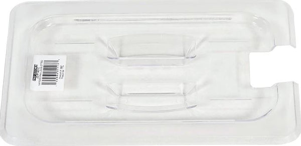 1/4 Cover Solid Poly Pan Clear