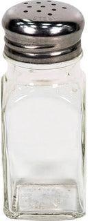 Glass Bottle Salt & Pepper