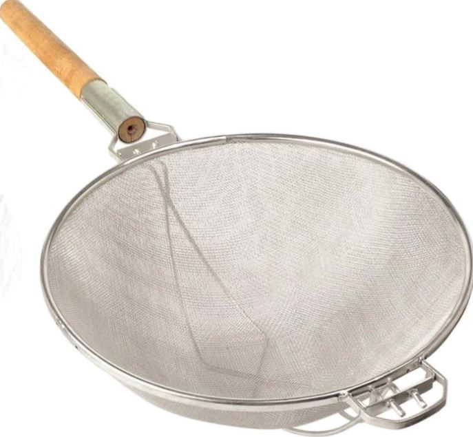 Strainer Double Mesh 12" Long Handle