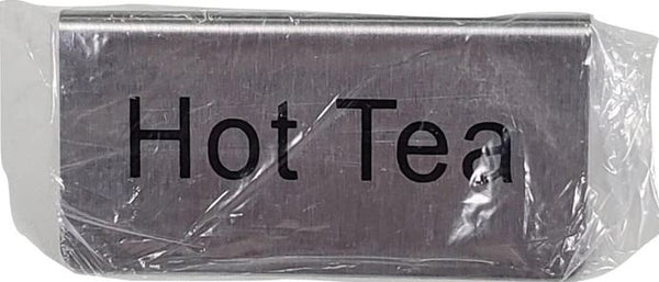 Tent Sign Hot Tea 3x1.5"