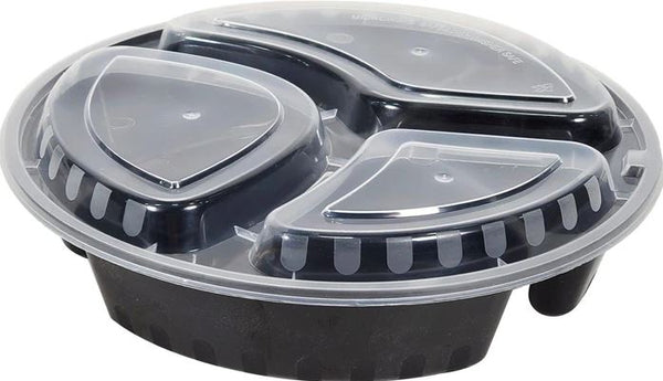 3 Comptartment Plastic Container