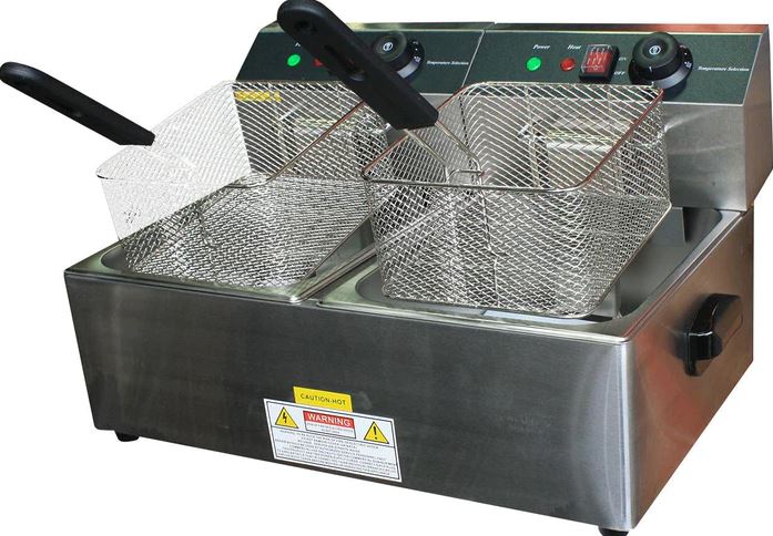 Double Table Top Electric Fryer