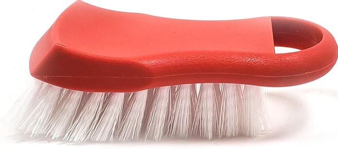 Cutting Board Brush Red