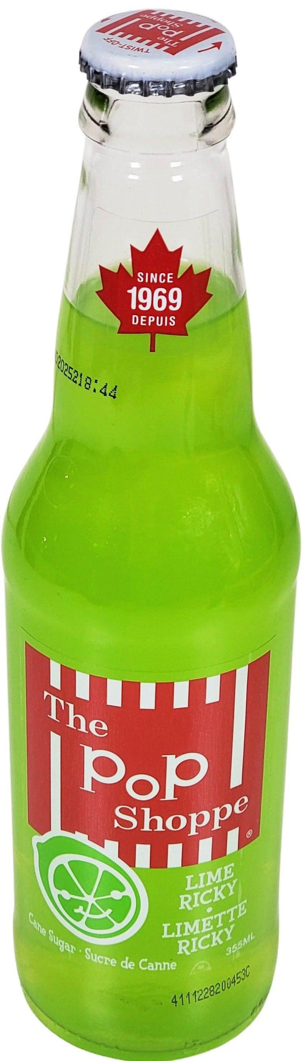 Lime Ricky Soda Glass Bottle