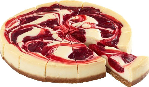 Cherry Cheesecake Sliced