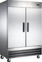 Reach-in Solid 2 Door Refrigerator