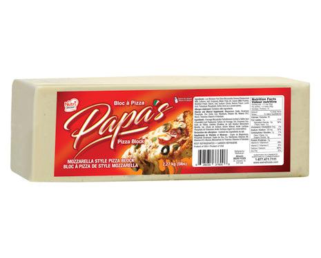 Papas Pizza Block Cheese