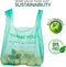 Stock Your Home Eco Grocery Bags - Biodegradable Plastic Grocery Bags - Reusable, (100 Count)