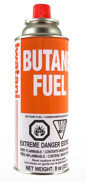 Butane Gas Canister 8oz