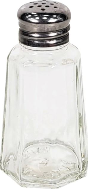 2oz S & P Glass Shaker