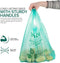 Stock Your Home Eco Grocery Bags - Biodegradable Plastic Grocery Bags - Reusable, (100 Count)