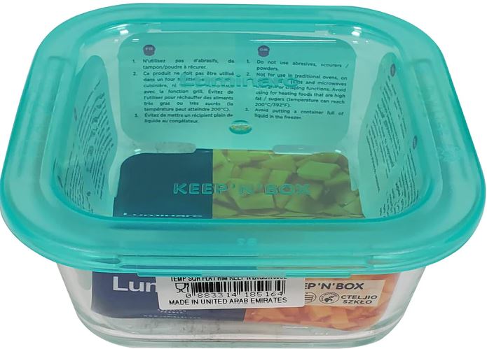 12.75oz Glass Food Container