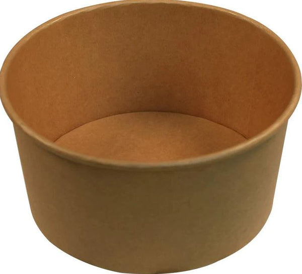 Kraft PE-Lined Paper Container
