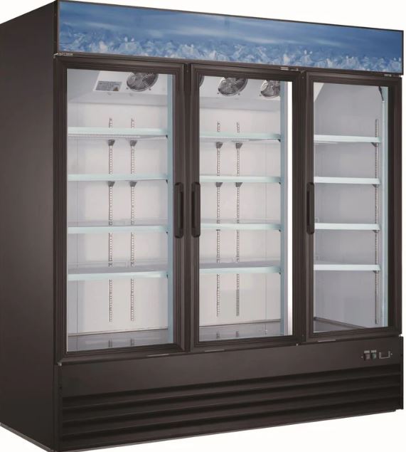 Merch. Swing Glass 3 Door Refrigerator