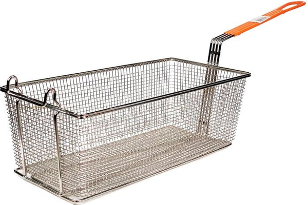 Fryer Basket Orange PVC Handle