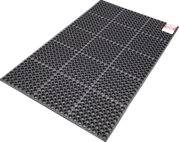 Black Rubber Anti-Fatigue Mat