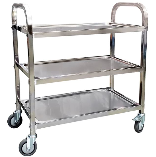 95cmx50cmx95cm 3 Shelf Trolley