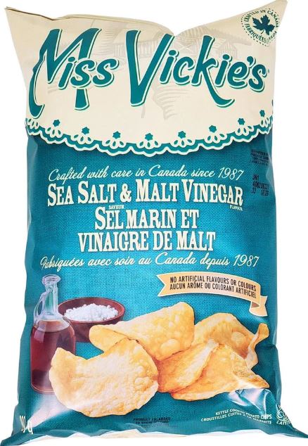 Sea Salt and Malt Vinegar Chips