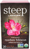 Steep Rooibos Hibiscus Organic Tea Bags