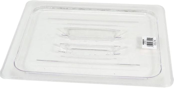 1/2  Cover Solid Poly Pan Clear