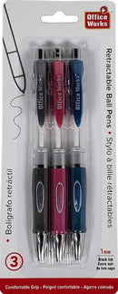 3-Pk Ball Pens