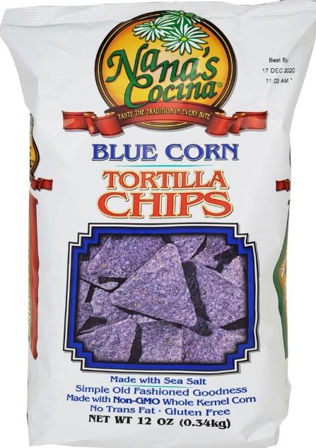 Tortilla Chips Blue Corn