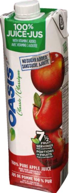 Oasis Apple Juice