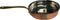 Fry Pan SS Hammered 300Ml (Copper Plated)