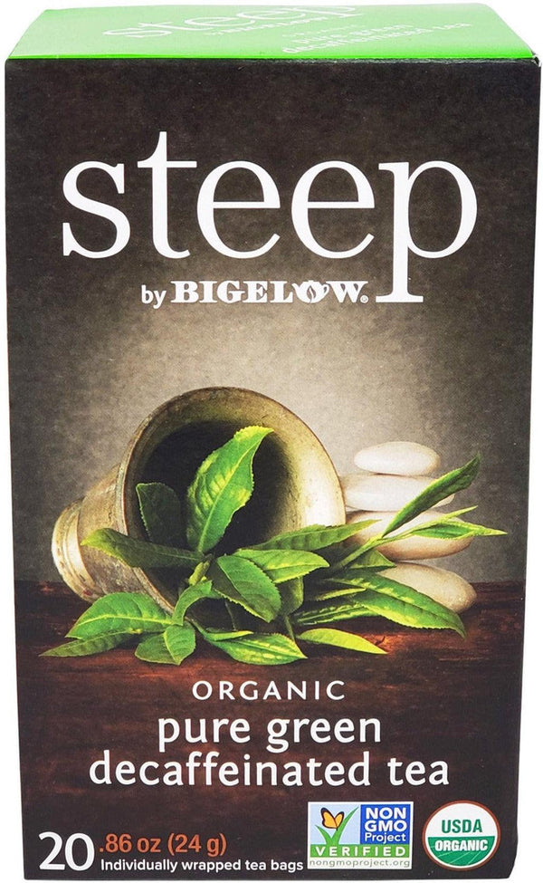 Steep Organic Pure Green Decaffeinated Tea