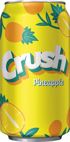 Crush Pineapple Soda Cans