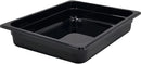 Poly Pan Black 1/2 x 2.5" Deep