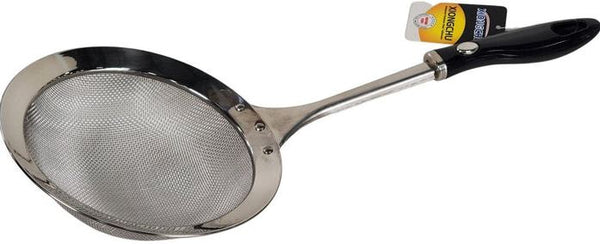 16cm Black Handle Strainer