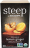 Steep Organic Lemon Ginger Tea