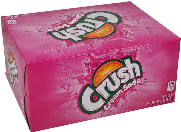 Crush Cream Soda Cans