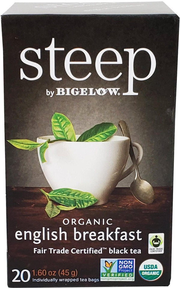 Steep Organic English Breakfast Tea Bags